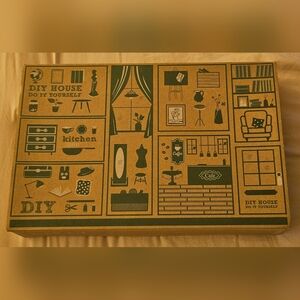 Miniature Model DIY Dollhouse Sam's Study Hobby Build Project - NEW